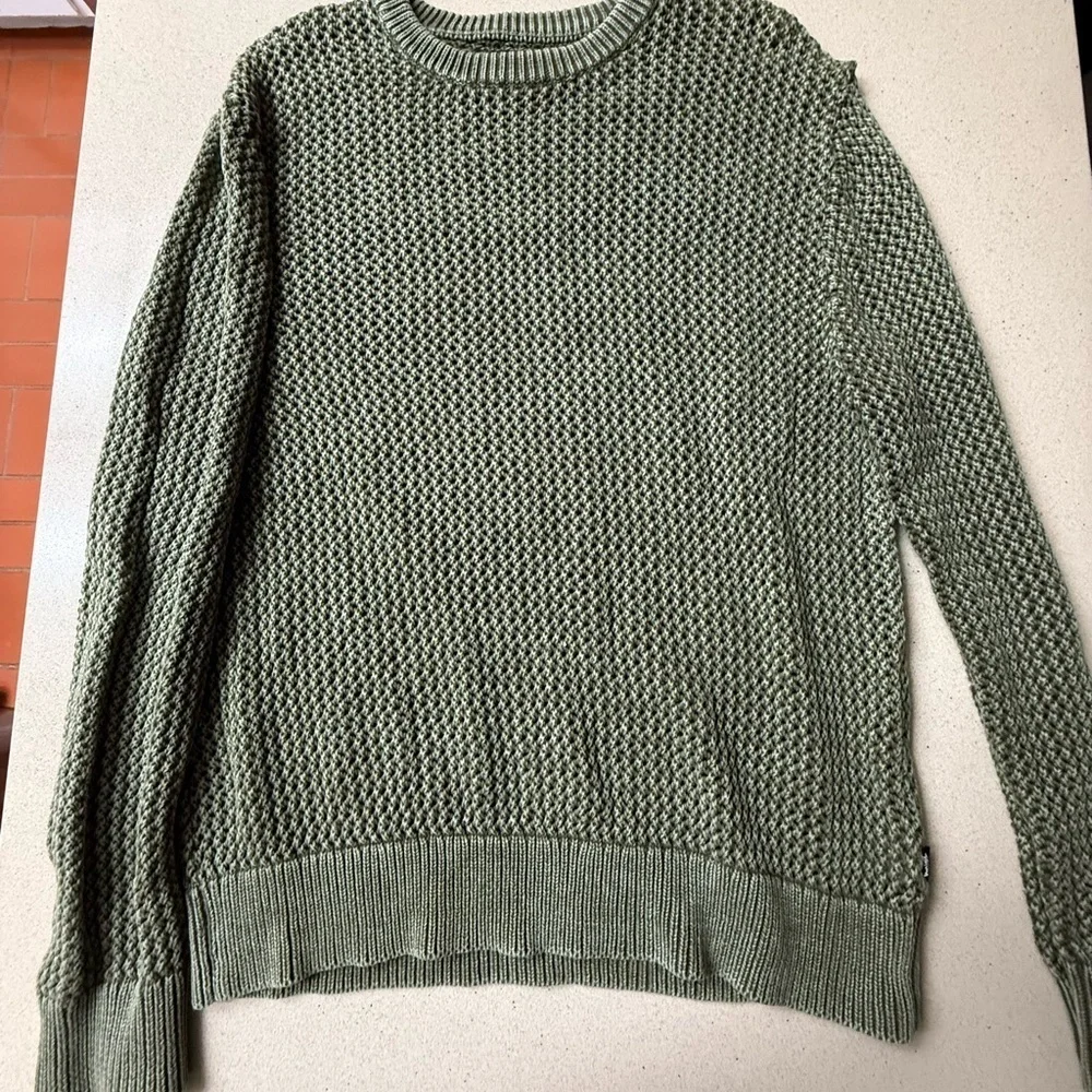 Stussy Olive Crewneck Sweater